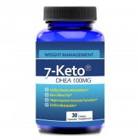 Highly Recognized 7 Keto DHEA Full Potency 100mg 30 Capsules Weight Loss and Burn More Fat